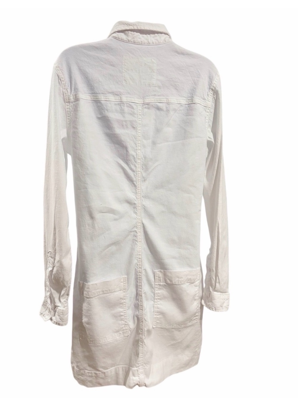 Frank & Eileen Ireland Linen Cotton Utility Dress size Small - Picture 8 of 9